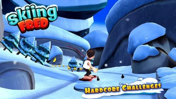 game trượt tuyết - Skiing Fred